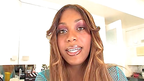 Ebony blonde solo compilation with a big black cock