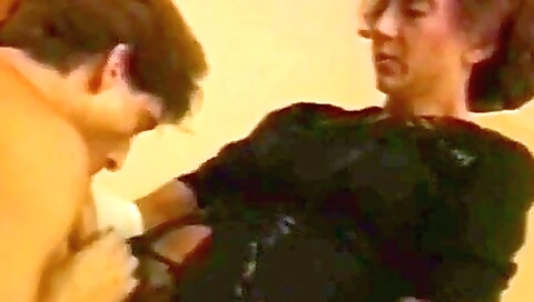 Busty mature stripper has her pussy and ass fucked