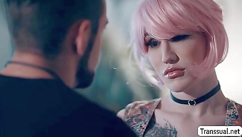 Busty redhead babe is getting her wet hole rubbed by a sad stepbrother