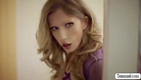 Hot blonde gets her ass stretched by friend's big cock