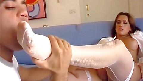 Horny mature nurse 18+ fucks a patient 18+ (big tits)